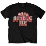 Humble Pie: Unisex T-Shirt/Live `73 Poster (Small)