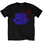 Miles Davis: Unisex T-Shirt/Bitches Brew Vintage (Small)