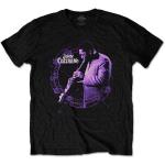 John Coltrane: Unisex T-Shirt/Circle Live (Medium)