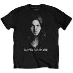 David Gilmour: Unisex T-Shirt/Half-tone Face (X-Large)