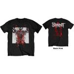 Slipknot: Unisex T-Shirt/Devil Single - Logo Blur (Back Print) (X-Large)