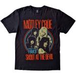 Mötley Crue: Unisex T-Shirt/Vintage World Tour Devil (Large)