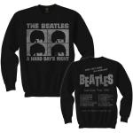 The Beatles: Unisex Long Sleeve T-Shirt/Hard Days Night (Back Print) (Large)