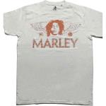 Bob Marley: Unisex T-Shirt/Wings (Embellished) (Large)