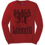 Black Sabbath: Unisex Long Sleeve T-Shirt/Band and Logo (Large)
