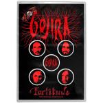 Gojira: Button Badge Pack/Fortitude (Retail Pack)