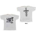 U2: Unisex T-Shirt/360 Degree Tour 2009 Stand Up to Rock Stars (Back Print) (Ex-Tour) (Medium)
