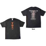 U2: Unisex T-Shirt/Vertigo Tour 2005 Symbols (Back Print) (Ex-Tour) (X-Large)