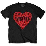 Nirvana: Unisex T-Shirt/Poppy Heart (Medium)