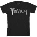 Trivium: Unisex T-Shirt/Classic Logo (Metalic Print) (Small)