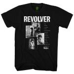 The Beatles: Unisex T-Shirt/Revolver Tracklist (X-Large)