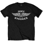 Iggy & The Stooges: Unisex T-Shirt/Wings (Black) (Large)