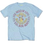 The Beatles: Unisex T-Shirt/Yellow Submarine AYNIL Circle Vintage (Large)