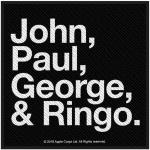 The Beatles: Standard Woven Patch/John Paul George & Ringo