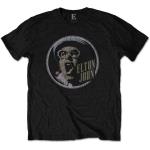 Elton John: Unisex T-Shirt/Circle (X-Large)