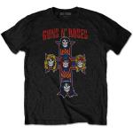 Guns N Roses: Guns N` Roses Unisex T-Shirt/Vintage Cross (Medium)