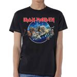 Iron Maiden: Unisex T-Shirt/Wasted Years Circle (X-Large)