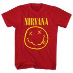 Nirvana: Unisex T-Shirt/Yellow Happy Face (XX-Large)