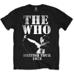 The Who: Unisex T-Shirt/British Tour 1973 (Medium)