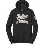 The Rolling Stones: Unisex Pullover Hoodie/Team Logo & Tongue (Applique) (Large)