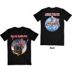 Iron Maiden: Unisex T-Shirt/Euro Tour (Back Print) (Small)