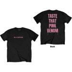 BlackPink: Unisex T-Shirt/Taste That (Back Print) (Small)