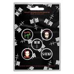 Marilyn Manson: Button Badge Pack/Cross Logo (Retail Pack)