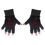 Death: Unisex Fingerless Gloves/Logo