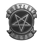 Mötley Crue: Pin Badge/Pentagram (Enamel In-Fill)