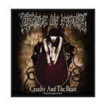 Cradle Of Filth: Standard Woven Patch/Cruelty and the Beast