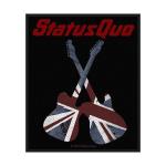 Status Quo: Standard Woven Patch/Guitars