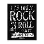 The Rolling Stones: Standard Woven Patch/It`s Only Rock N` Roll (Retail Pack)
