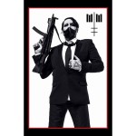 Marilyn Manson: Textile Poster/Machine Gun