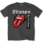 The Rolling Stones: Unisex T-Shirt/No Filter Text (Medium)