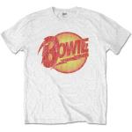 David Bowie: Unisex T-Shirt/Vintage Diamond Dogs Logo (Large)