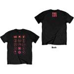 Pink Floyd: Unisex T-Shirt/Symbols (Back Print) (XX-Large)