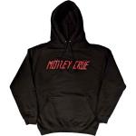 Mötley Crue: Unisex Pullover Hoodie/Distressed Logo (Small)