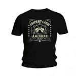 Johnny Cash: Unisex T-Shirt/American Rebel (XX-Large)