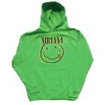 Nirvana: Unisex Pullover Hoodie/Inverse Happy Face (Small)