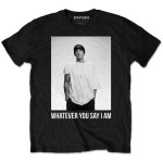 Eminem: Unisex T-Shirt/Whatever (Black) (Small)