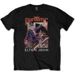 Elton John: Unisex T-Shirt/Captain Fantastic (Large)