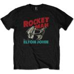 Elton John: Unisex T-Shirt/Rocketman Piano (Large)