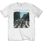 The Beatles: Unisex T-Shirt/Abbey Road & Logo (Retail Pack) (Large)