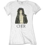 Cher: Ladies T-Shirt/Leather Jacket (Large)