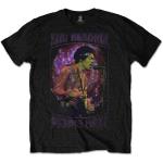 Jimi Hendrix: Unisex T-Shirt/Purple Haze Frame (Large)