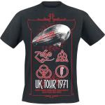 Led Zeppelin: Unisex T-Shirt/UK Tour `71. (Large)