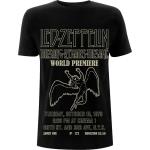 Led Zeppelin: Unisex T-Shirt/TSRTS World Premier (Small)