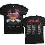 Metallica: Unisex T-Shirt/Master of Puppets European Tour `86. (Back Print) (Medium)