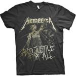 Metallica: Unisex T-Shirt/Justice Vintage (Medium)