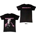 Machine Gun Kelly: Unisex T-Shirt/Laser Eye (Black) (Back Print) (Medium)